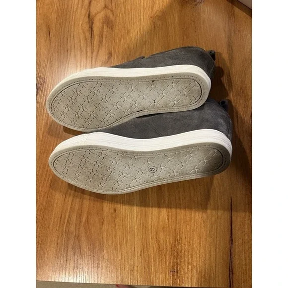 Las Vegas Raiders Wedge Slip-On Shoes - Size 8 - Women's Cuce Gray NFL Team Gear - Picture 6 of 8